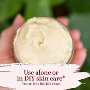 Better Shea Butter Yellow Shea Butter | Authentic, African, Unrefined | Use for Hair, Soap Making, DIY Lotions | 1 LB (16 oz) block