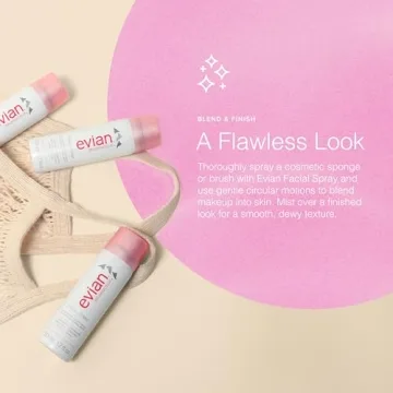 Evian Facial Spray Trio Travel Size Refreshing Hydration