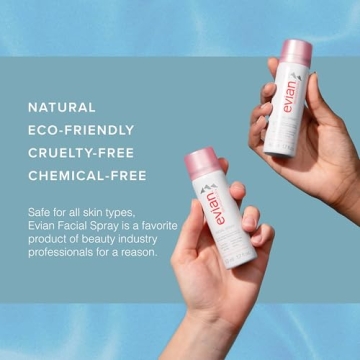 Evian Facial Spray Trio Travel Size Refreshing Hydration