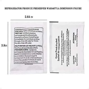 prime&swift Refrigerator Produce Preserver W10346771A(12 Packets-6 Pack Included),Replacement for 2117689,AH3503014