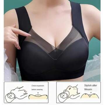 Wireless Support Bra for Ultimate Comfort and Style