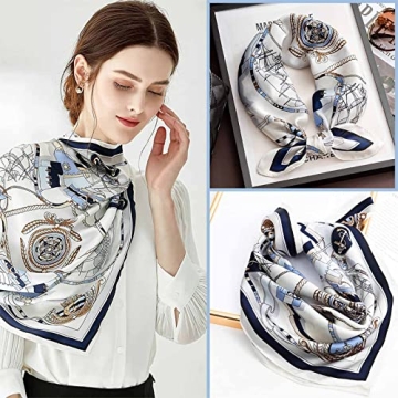 Stunning kcctoo Mulberry Silk Head Scarf for Women