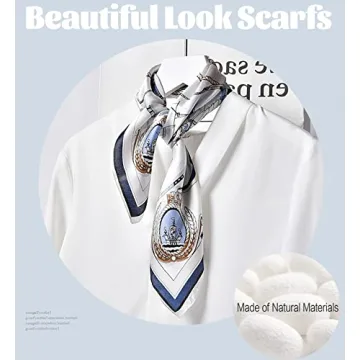 Stunning kcctoo Mulberry Silk Head Scarf for Women