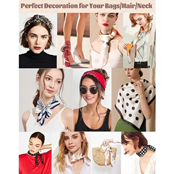 Stunning kcctoo Mulberry Silk Head Scarf for Women