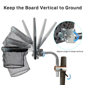 Jump Tastic Universal Trampoline Basketball Hoop - Fun for Kids!