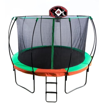 Jump Tastic Universal Trampoline Basketball Hoop - Fun for Kids!