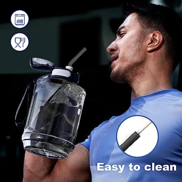 WALFOS Extra Long Reusable Silicone Straws for Every Drink