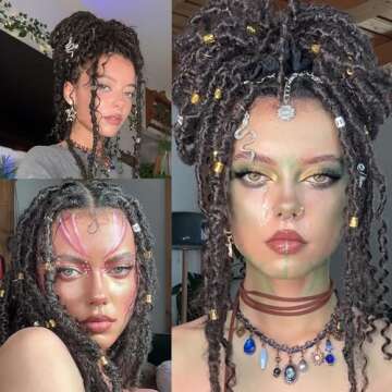 Leeven 417PCS Dreadlock Accessories for Stylish Hair Flair