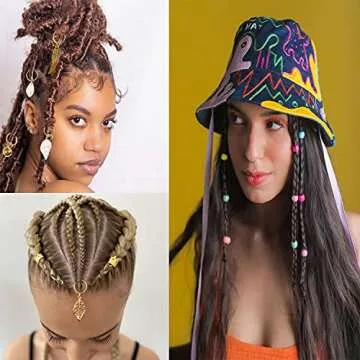 Leeven 417PCS Dreadlock Accessories for Stylish Hair Flair
