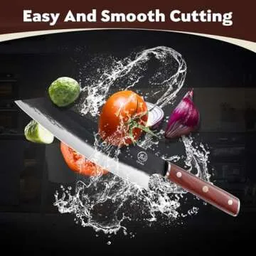 TAN REN 8 Inch Japanese Kiritsuke Chef Knife