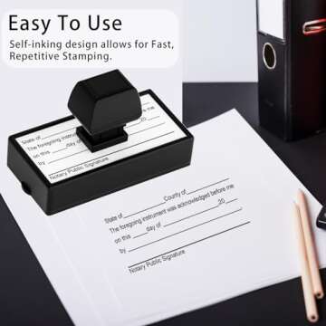 Quality Notary Acknowledgement Stamps for Professionals