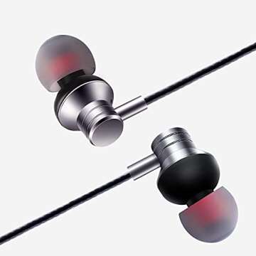 Empsun Wired Earbuds with Microphone - 3Pack Stereo Bass