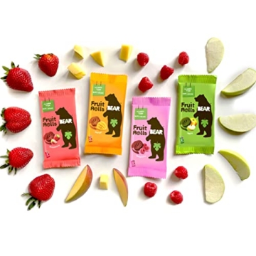 Healthy BEAR Real Fruit Yoyos, 100% Fruit Snack Pack