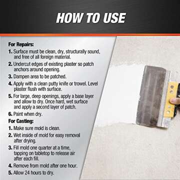 DAP 10312 Plaster of Paris, 25 Pound (Pack of 1), White