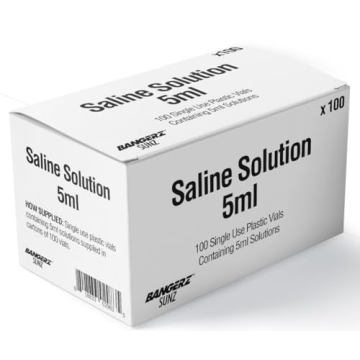 Saline Solution 5ml Unit Dose for Eye Care Convenience