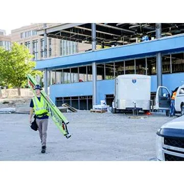 Little Giant Ladder, HYPERLITE 32 375lb Ext Ladder GROUND CUE SURE SET, Height 32 ft, Capacity 375 lb, Material Fiberglass, Model# 17932