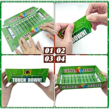 OHOME Football Party Supplies - 40 Pack for Super Bowl