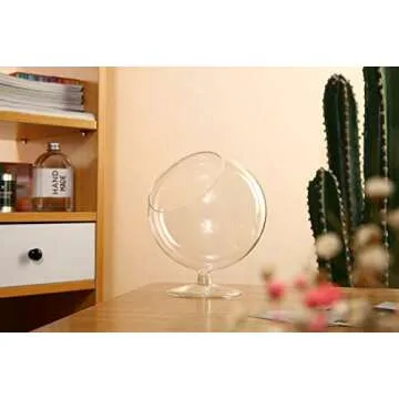 WGV Clear Glass Terrarium - Stylish & Versatile Planter