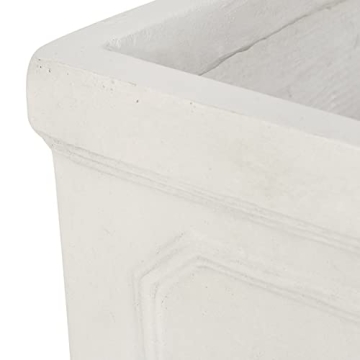 Christopher Knight Home 316049 Burgos Planter, Small, Antique White