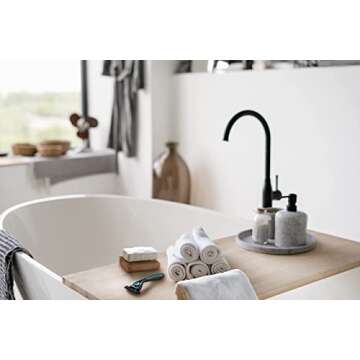 Preserve POPi Shave 5 Razor System Made with Recycled Ocean Plastic and 5-blade cartridge, Neptune Green