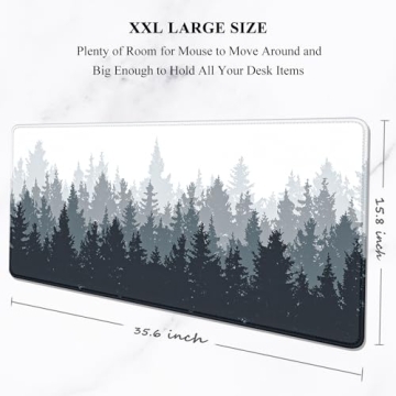 Auhoahsil XXL Gaming Mouse Pad for Desk and Office