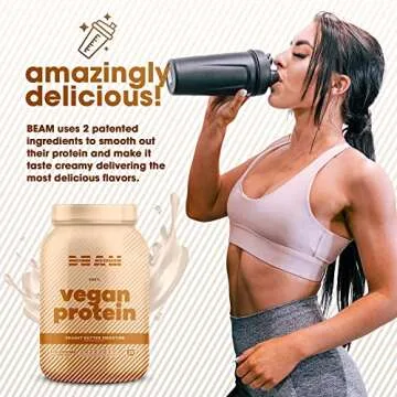 BEAM Vegan Protein Powder - 20g Peanut Butter Shake