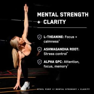 SteelFit Steel Pump | Advanced Pre Workout Powder & Nitric Oxide Supplement | Grape Soda, 30 Servings | for Muscle Building & Recovery | Made with Peak ATP, Ashwagandha, & Electrolytes