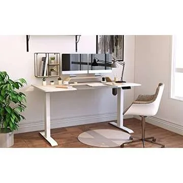 Homall Height Adjustable Electric Standing Desk with LED Display