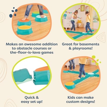 B. toys Kids Balance Beam Set with 5 Sensory Pads