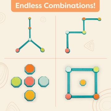 B. toys Kids Balance Beam Set with 5 Sensory Pads