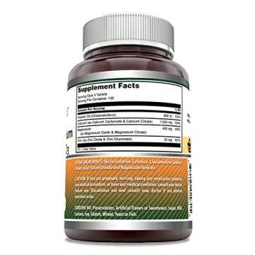 Amazing Formulas Calcium Magnesium Zinc D3 Supplement