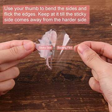 Dizdkizd Cute Fairy Stickers for Journaling, Transparent Flower Fairy Butterfly Stickers for Scrapbo...