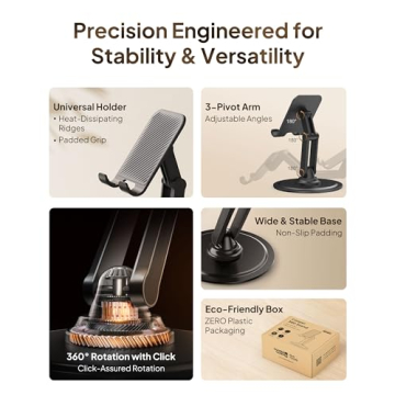 Cooper 360° Stand - Adjustable Phone Holder for Desk