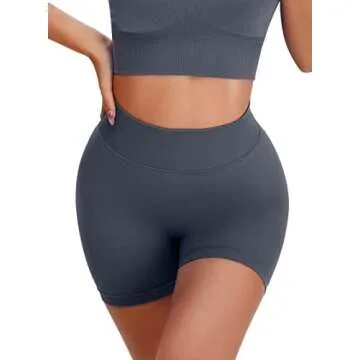 Unthewe High Waisted Butt Lifting Shorts for Women