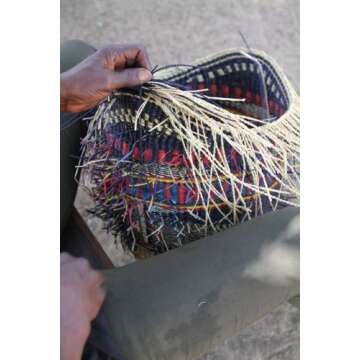 Fair Trade Mini Market Basket - Handcrafted in Ghana