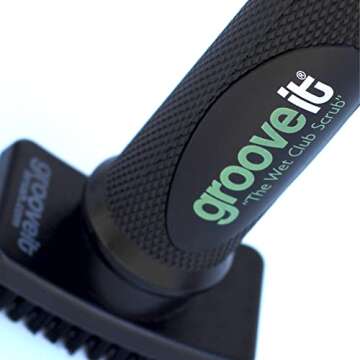 Grooveit "The Wet Club Scrub Golf Water Brush - 3 Year Warranty - Anti-Leak Design - Magnetic Brush ...