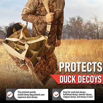 Buy DecoyPro 12 Slot Duck Decoy Bag for Hunting Gear