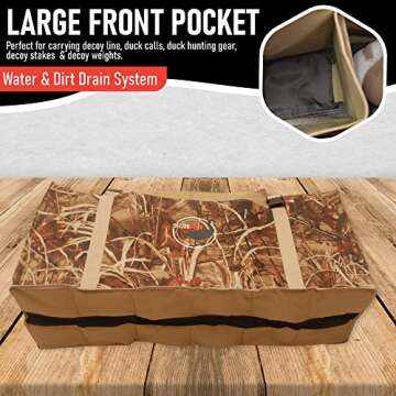 Buy DecoyPro 12 Slot Duck Decoy Bag for Hunting Gear