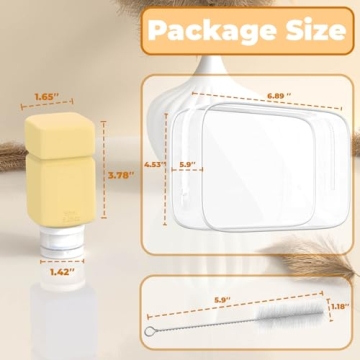 Travel Bottles for Toiletries, Leakproof & TSA Approved