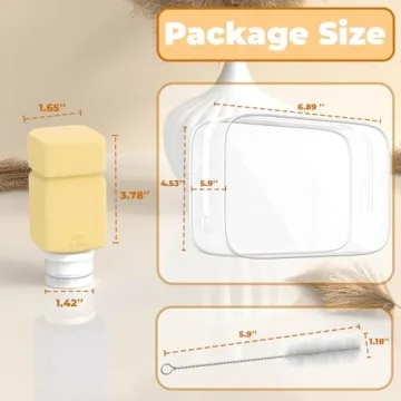 Travel Bottles for Toiletries, Leakproof & TSA Approved