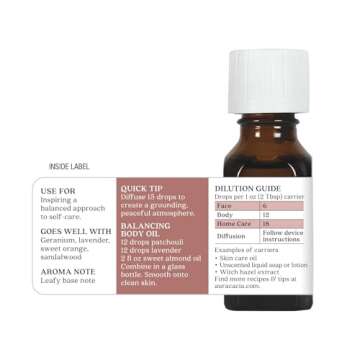 Aura Cacia Dark Patchouli Oil - Relax & Soothe Spirit