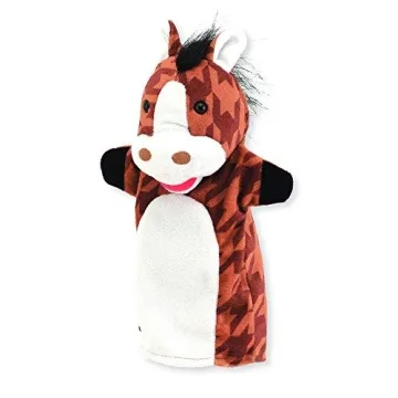 Melissa & Doug Farm Friends Hand Puppets Set for Kids