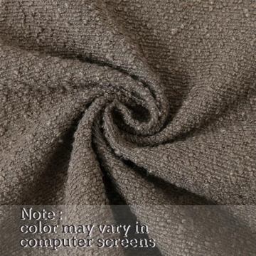 Jeneoo Light Brown 20x20 Pillow Covers Set of 2