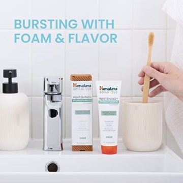 Himalaya Whitening Toothpaste with Hydroxyapatite for Bright Teeth