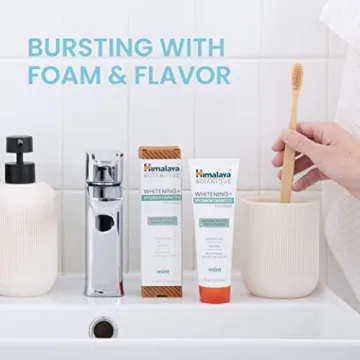 Himalaya Whitening Toothpaste with Hydroxyapatite for Bright Teeth