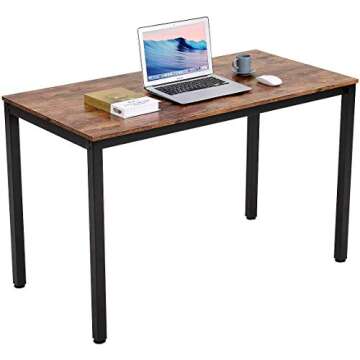 Elegant 47.2" Modern Computer Desk for Home Office