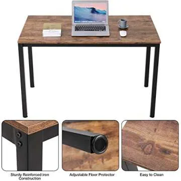 Elegant 47.2" Modern Computer Desk for Home Office