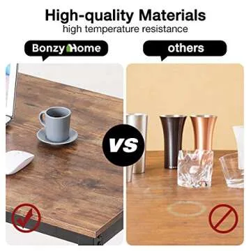 Elegant 47.2" Modern Computer Desk for Home Office