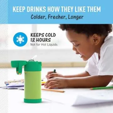 THERMOS FUNTAINER Kids Water Bottle - 12 oz Insulated