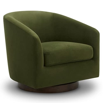 CHITA Swivel Accent Chair - Sustainable Velvet Barrel Chair for Any Room